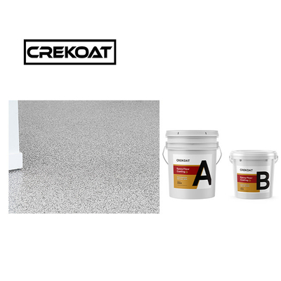 Kekerasan Lapisan Lantai Epoxy Eksterior Adhesi Polyaspartic Lapisan UV Stabil