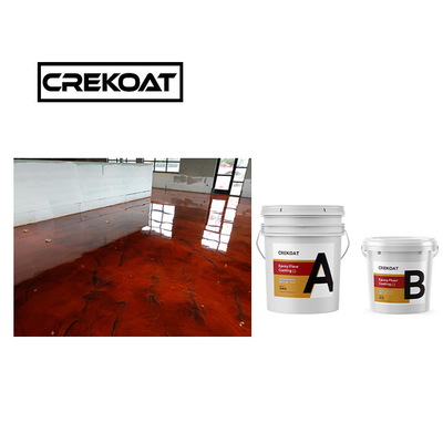 1mm Self-leveling Metallic Epoxy Floor Coating Yellowing Low Odor ECO Friendly