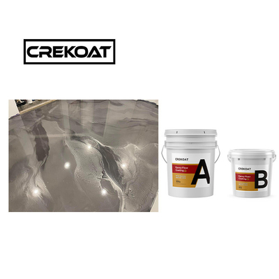 Cat Epoxy Logam yang Dikeraskan Pigmen Lapisan Lantai Epoxy Non-Toksik Bebas VOC