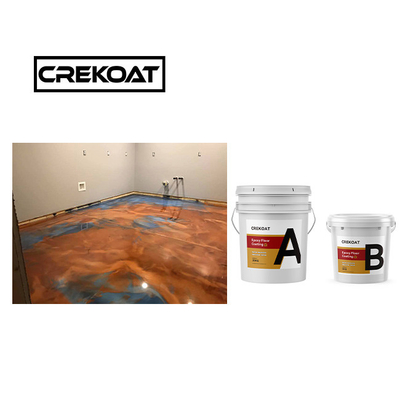 Cat Epoxy Logam yang Dikeraskan Pigmen Lapisan Lantai Epoxy Non-Toksik Bebas VOC