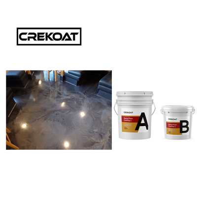 Nacreous High Gloss Metallic Epoxy Floor Coating Exotic Look Stabilitas