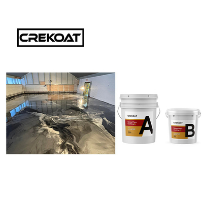Cat Epoxy Bebas VOC Bau Rendah Lapisan Epoxy tahan panas 3mm