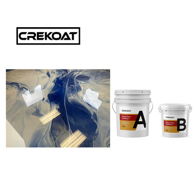 Viscosity Metallic Gold Floor Paint 1mm Hitam Lapisan Lantai Epoxy