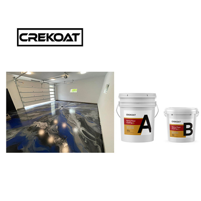 Viscosity Metallic Gold Floor Paint 1mm Hitam Lapisan Lantai Epoxy