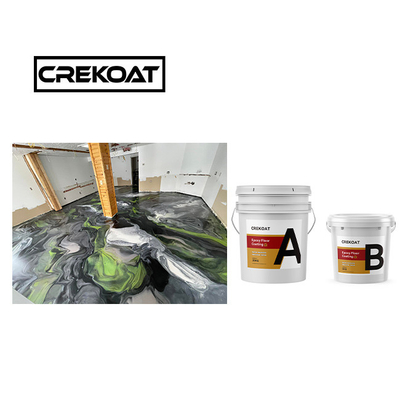 Cat Epoxy Bebas VOC Bau Rendah Lapisan Epoxy tahan panas 3mm