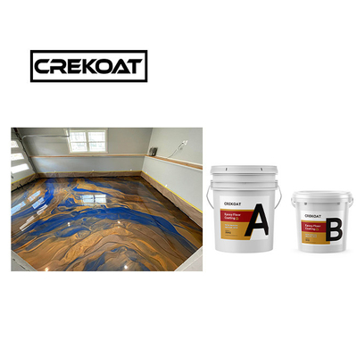 Sikat Dua Paket Cat Lantai Epoxy Hardener Cat Epoxy tahan kimia Glossy