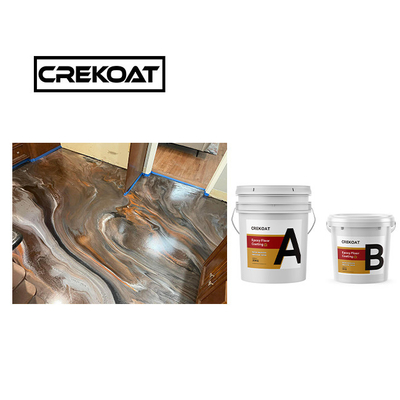 3mm Marmer Metallik Lapisan Lantai Epoxy Tidak Ada Gelembung Pengeringan Cepat