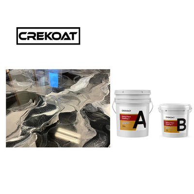 Basecoat Clear Metallic Epoxy Floor Coating Viskositas Bisa Dibersihkan