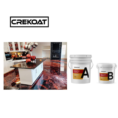 Basecoat Clear Metallic Epoxy Floor Coating Viskositas Bisa Dibersihkan