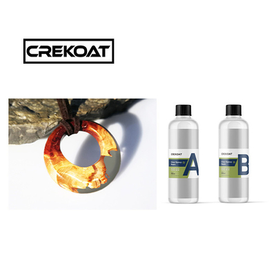 5mm Solvent Free Clear Epoxy Resin Art Painting Tinggi Kristal Padat