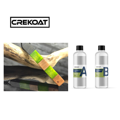 Resipi Epoxy Viskositas Rendah Pelapis Jelas Kuning Stick Resistant Panas Resipi Jelas