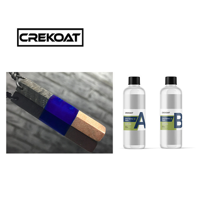 Bau rendah Gloss tinggi Epoxy Resin Art Kristal Jelas Epoxy Hardener