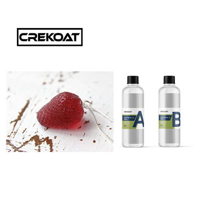 Bau rendah Gloss tinggi Epoxy Resin Art Kristal Jelas Epoxy Hardener