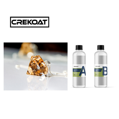 Brilliant Deep Pour Clear Epoxy Rigid 2 Part Clear Resin Anti Yellowing Untuk Kerajinan