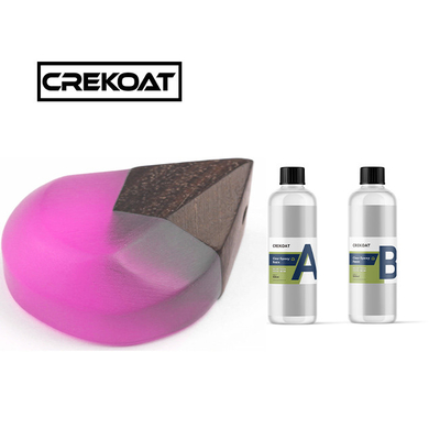 Brilliant Deep Pour Clear Epoxy Rigid 2 Part Clear Resin Anti Yellowing Untuk Kerajinan