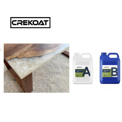 Kekerasan 2 Bagian Self-leveling Epoxy Resin Viskositas Rendah Untuk Casting Molding