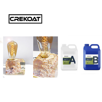 Kekerasan 2 Bagian Self-leveling Epoxy Resin Viskositas Rendah Untuk Casting Molding
