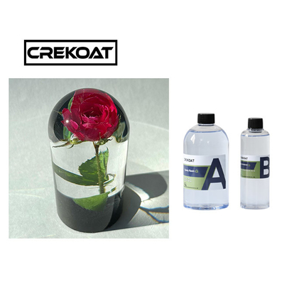 UV Yellowing Resistance Deep Tuang Epoxy Resin Untuk Melestarikan Bunga