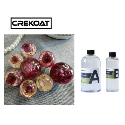 Aman Tidak Berbau High Gloss Clear Epoxy Resin Crystal Art Resin Kit Bebas BPA