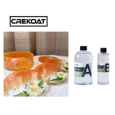 Aman Tidak Berbau High Gloss Clear Epoxy Resin Crystal Art Resin Kit Bebas BPA