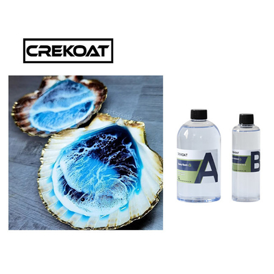 Perhiasan Pelapis Karya Seni Cetakan Meja Sungai Epoxy Resin Bau Rendah Polishing