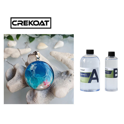 Crystal Clear Seni Perhiasan River Tabel Epoxy Resin Viskositas Rendah Tahan Gores