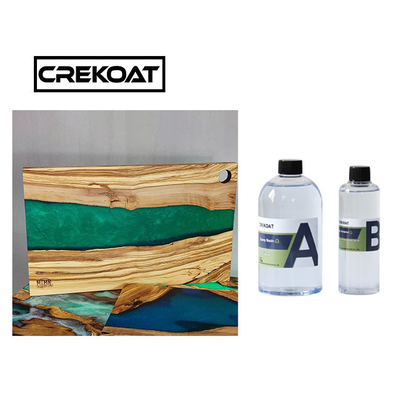 Kerajinan Perhiasan DIY Seni Resin Epoksi Bening Untuk Countertops Lempengan Kayu TDS