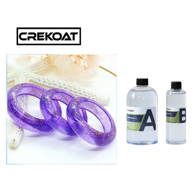 2 Bagian Food Grade Crystal Clear Casting Epoxy Art Resin Tidak Mudah Terbakar