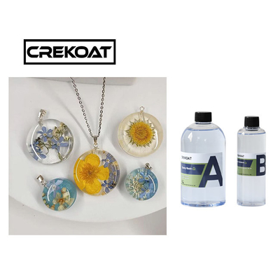2 Bagian Food Grade Crystal Clear Casting Epoxy Art Resin Tidak Mudah Terbakar