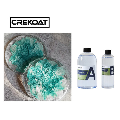 2 Bagian Food Grade Crystal Clear Casting Epoxy Art Resin Tidak Mudah Terbakar