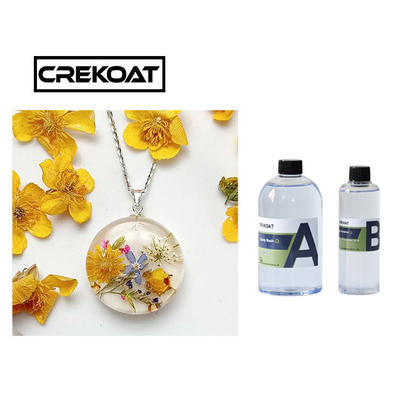 2 Bagian Food Grade Crystal Clear Casting Epoxy Art Resin Tidak Mudah Terbakar