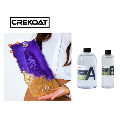 High Gloss Self Leveling Crystal Clear Epoxy Resin Untuk Bagian Atas Meja Perhiasan