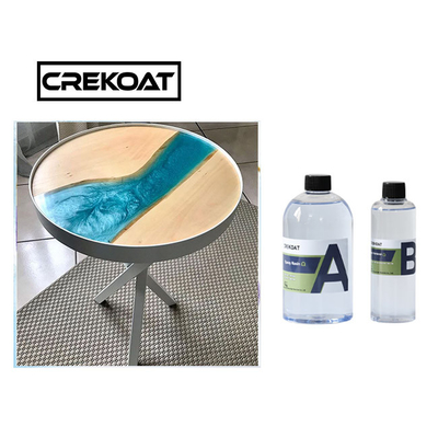 High Gloss Self Leveling Crystal Clear Epoxy Resin Untuk Bagian Atas Meja Perhiasan