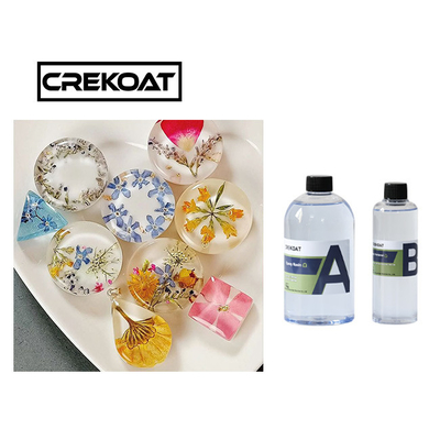 Perhiasan Seni Berbau Rendah Epoxy Resin Cepat Menyembuhkan Kaca Bening Seperti Selesai