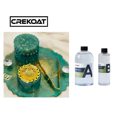 Crystal Clear Hardener Epoxy Resin untuk Pengecoran Perhiasan Seni Meja Bar