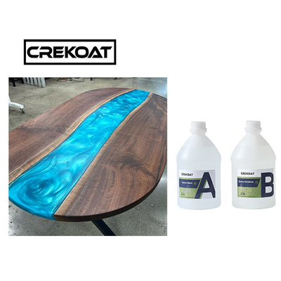 TDS Fast Curing Deep Pour Epoxy Resin Untuk Meja River Table Atas Meja Kayu