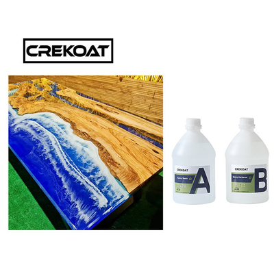 TDS Fast Curing Deep Pour Epoxy Resin Untuk Meja River Table Atas Meja Kayu