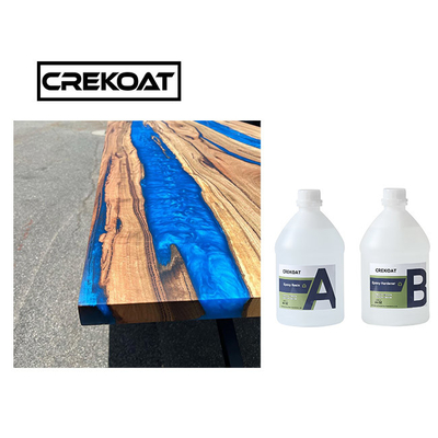 Resin Epoksi 2 Galon Tidak Mudah Terbakar Untuk Casting River Tables Bar Tops Self Degassing