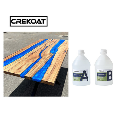 Crystal Clear Liquid Glass Epoxy Resin Untuk River Table Casting