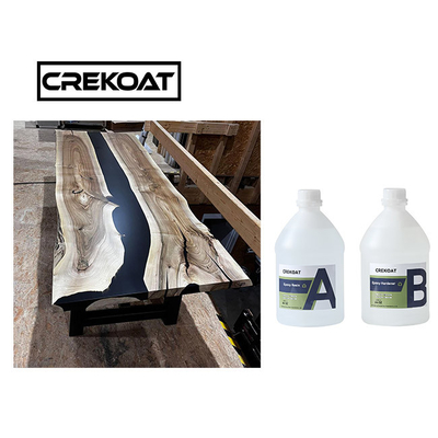 BPA Free Food Safe Clear Epoxy Resin Untuk Kerajinan Seni Meja Kayu