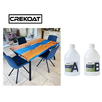BPA Free Food Safe Clear Epoxy Resin Untuk Kerajinan Seni Meja Kayu
