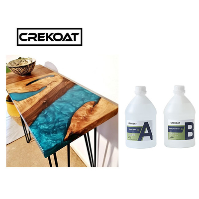 Pengecoran dan Pelapisan Kit Resin Epoksi Bening Kristal Gloss Tinggi