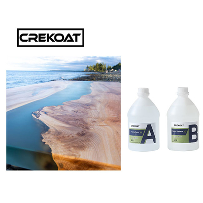 Pengecoran dan Pelapisan Kit Resin Epoksi Bening Kristal Gloss Tinggi