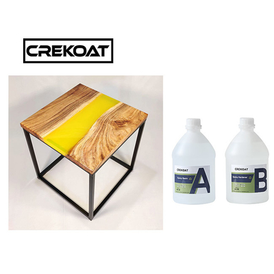 BPA Free Food Safe Clear Epoxy Resin Untuk Kerajinan Seni Meja Kayu
