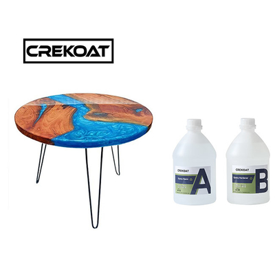 Ultra Clear 2/1 Deep Tuang Epoxy Resin Untuk Ketahanan Benturan River Tables