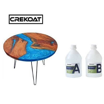 Ultra Clear 2/1 Deep Tuang Epoxy Resin Untuk Ketahanan Benturan River Tables