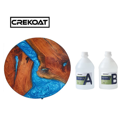 Waterproof Crystal Clear Epoxy Resin Untuk Kayu Kaca Anti Kuning Seperti Finish