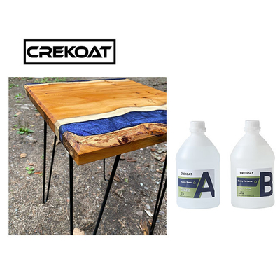 Waterproof Crystal Clear Epoxy Resin Untuk Kayu Kaca Anti Kuning Seperti Finish