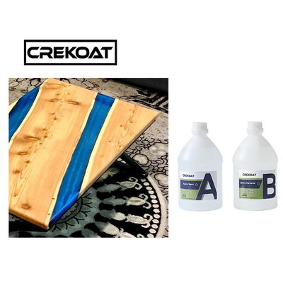 Waterproof Crystal Clear Epoxy Resin Untuk Kayu Kaca Anti Kuning Seperti Finish
