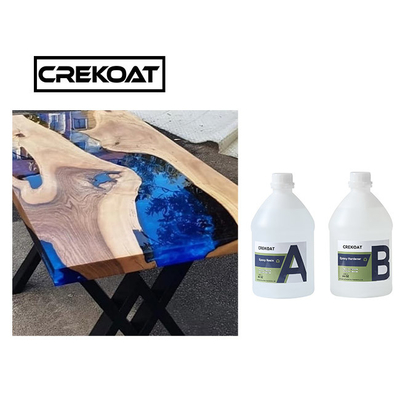 Casting Ultra Clear Deep Pour Epoxy Resin River Table Art Pencampuran Mudah